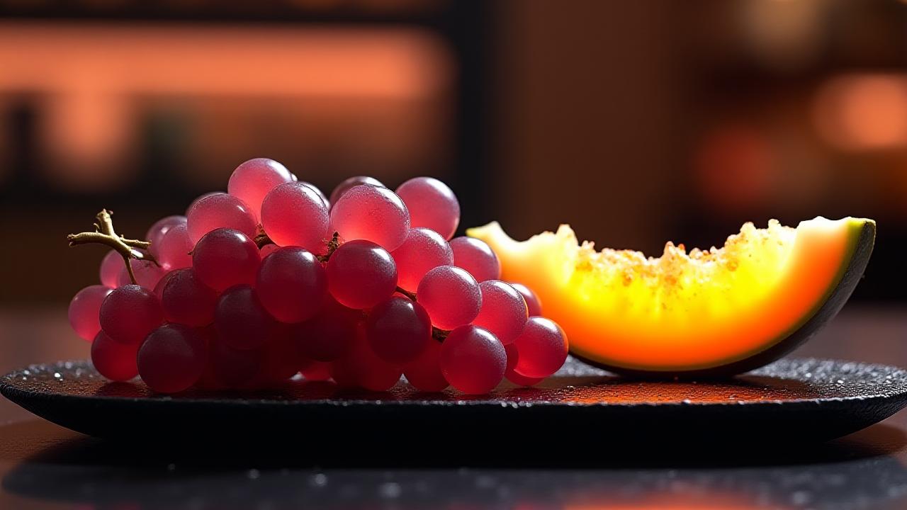 Luxury fruit presentation in Tokyo store