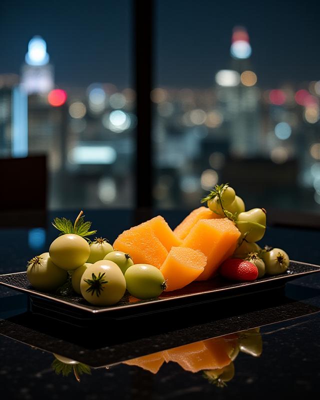 役員会議向けの上品な高級フルーツプラッター
